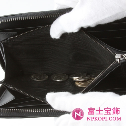 ボッテガヴェネタ カーフレザー 長財布 ブラック 114076V464N1000 